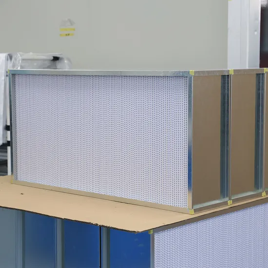 Cleanroom Moisture Resistant Aluminium Rigid Corrugated Separator H13 H14 99.97% 99.995%@0.3μm Particles HEPA Filter